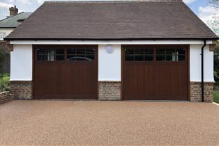 Pair of Edale doors finished in Medium Oak