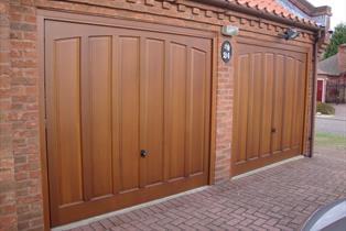 duffields doors finished in medium oak